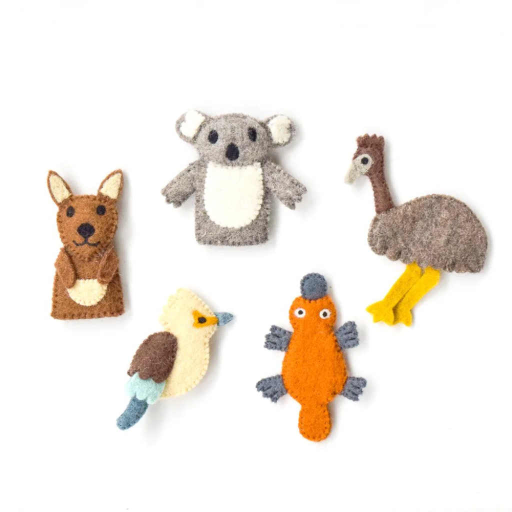 Tara Treasures Finger Puppet Australian Animal A