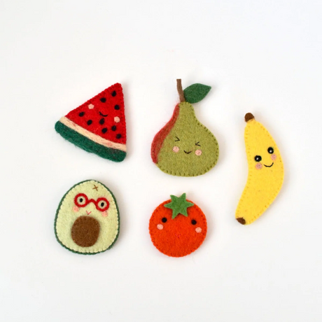 Tara Treasures Finger Puppet Felt Fruit