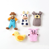 Tara Treasures Finger Puppet Old MacDonald Farm Animals A