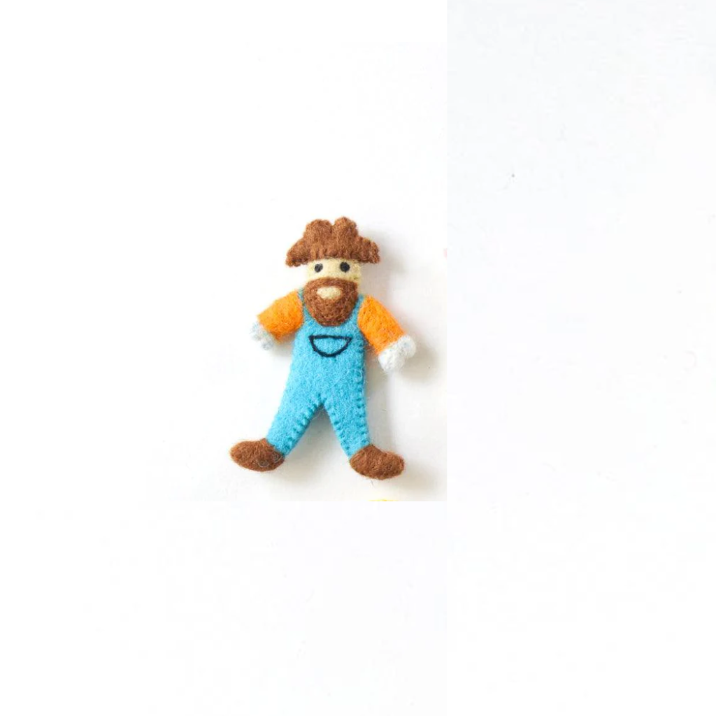 Tara Treasures Finger Puppet Old MacDonald Farm Animals A