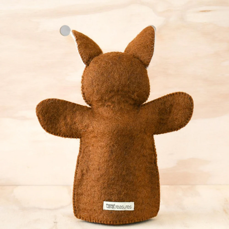 Tara Treasures Hand Puppet Kangaroo with Joey