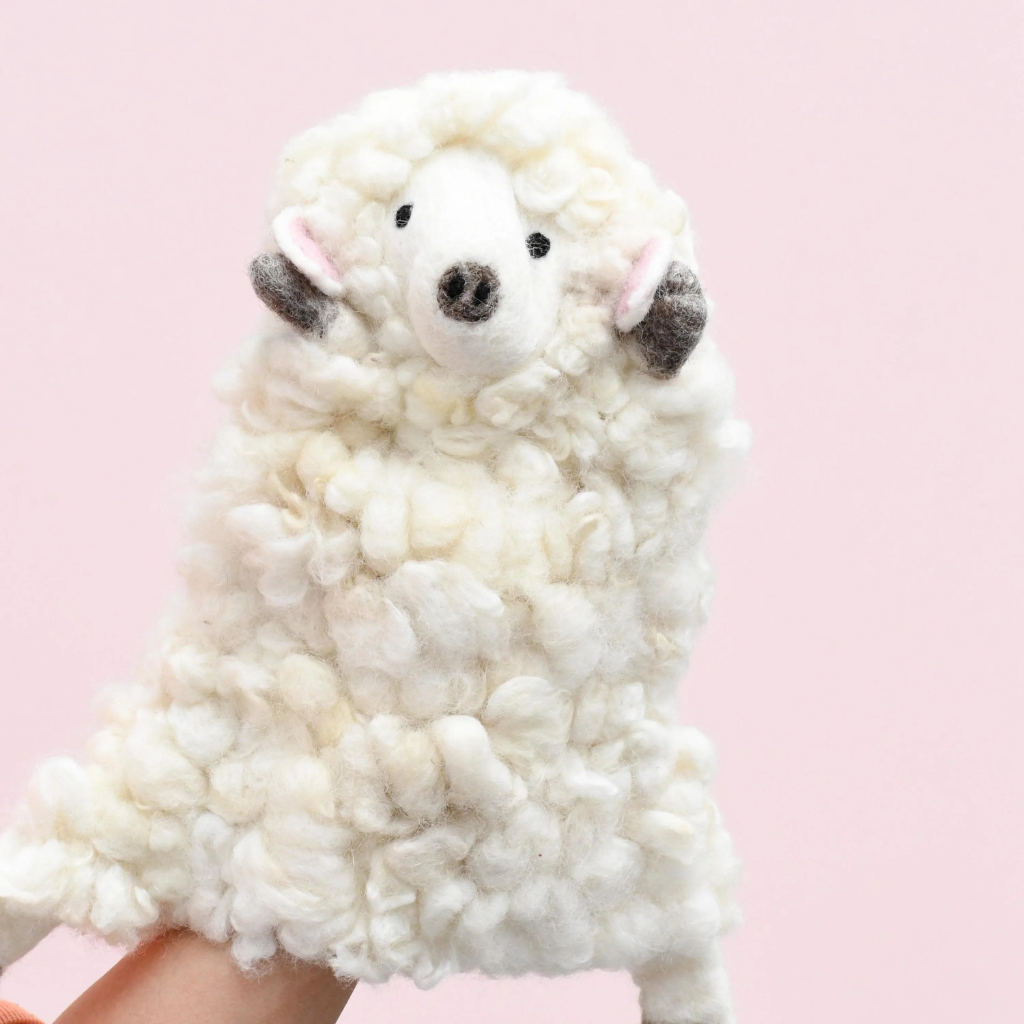 Tara Treasures Hand Puppet Lamb