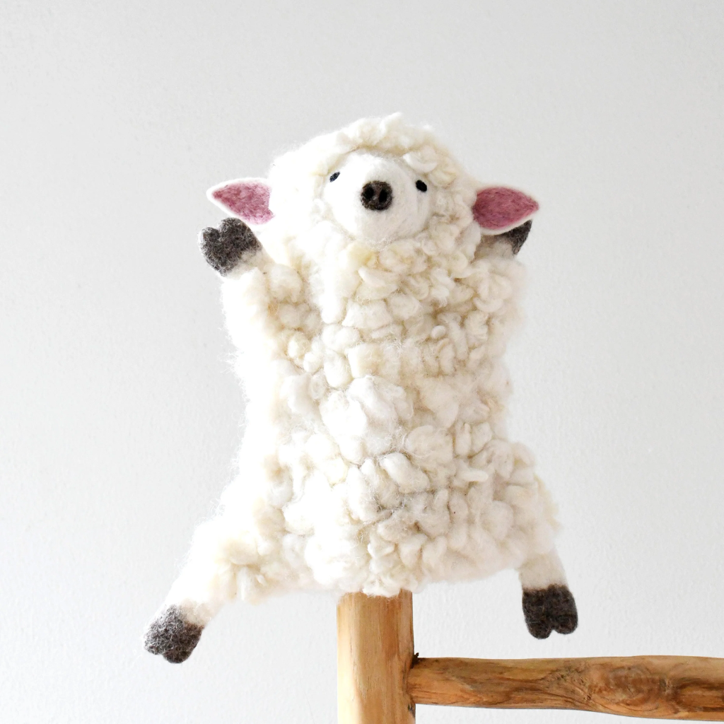 Tara Treasures Hand Puppet Lamb