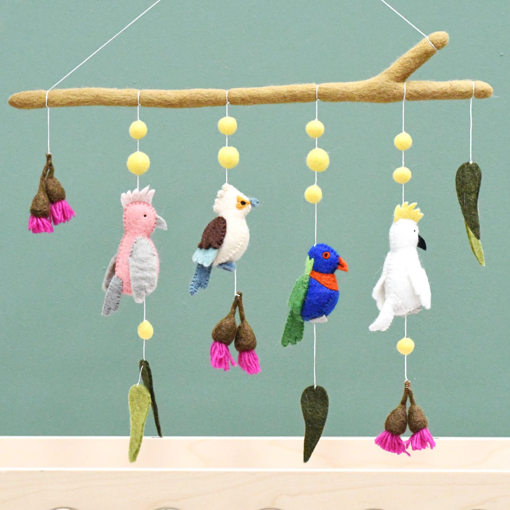 Tara Treasures Mobile Nursery Australian Birds