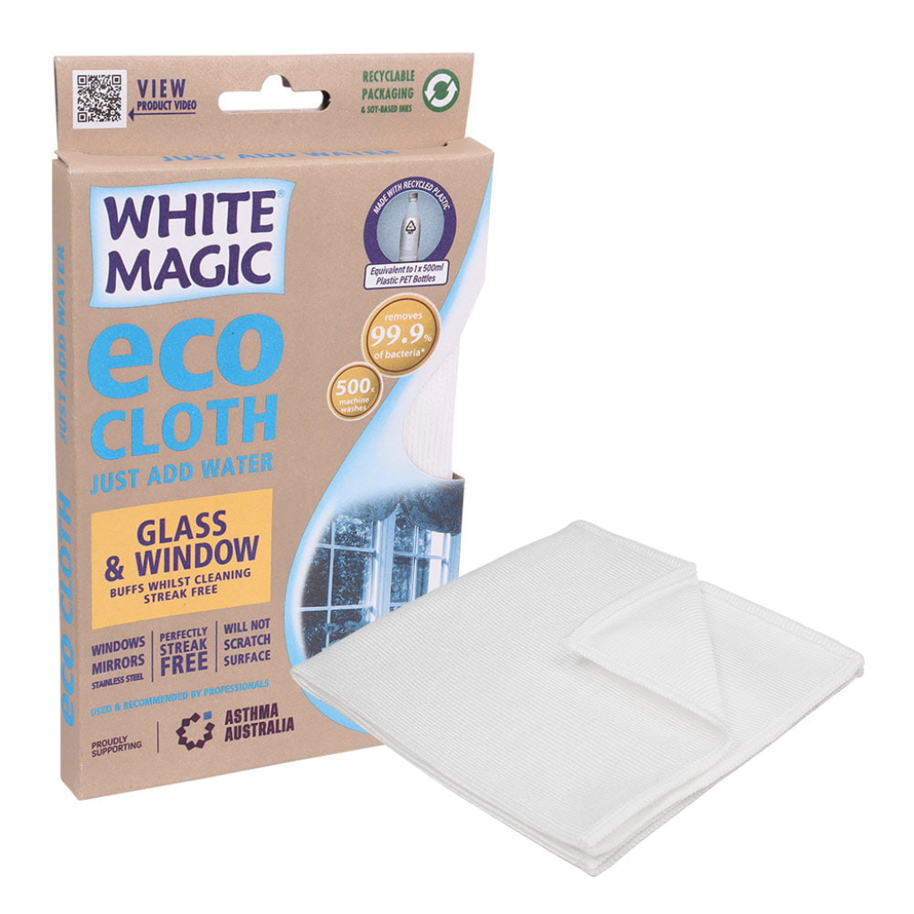 White Magic Window and Glass Eco Cloth