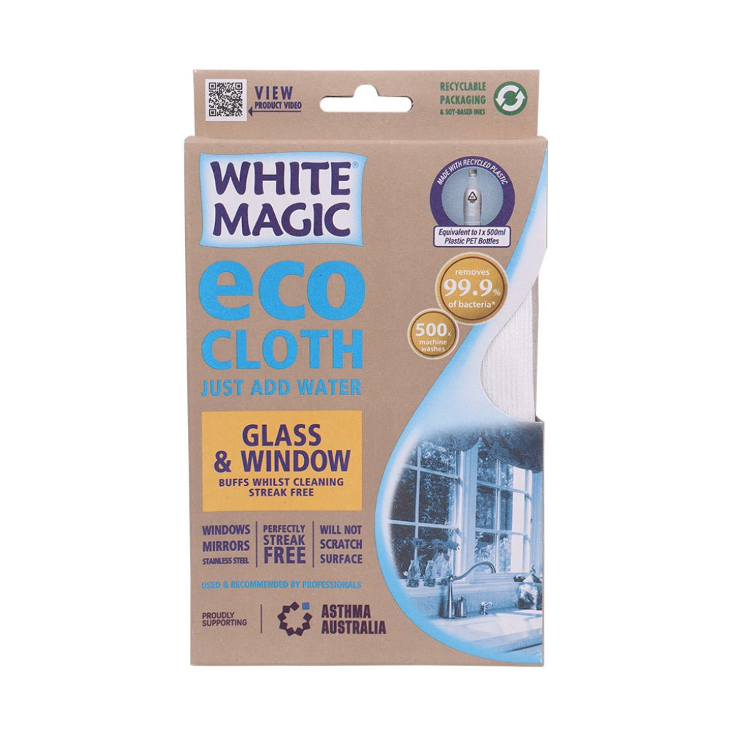 White Magic Window and Glass Eco Cloth