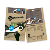 Wishbone Recycled Bike Stickers
