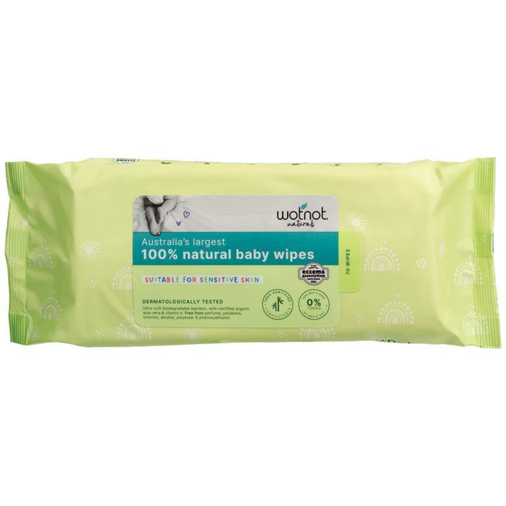 WotNot Baby Wipes (70 Per Pack)