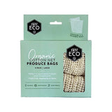 Ever Eco Reusable Produce Bags Organic Cotton Net (4 Pack)