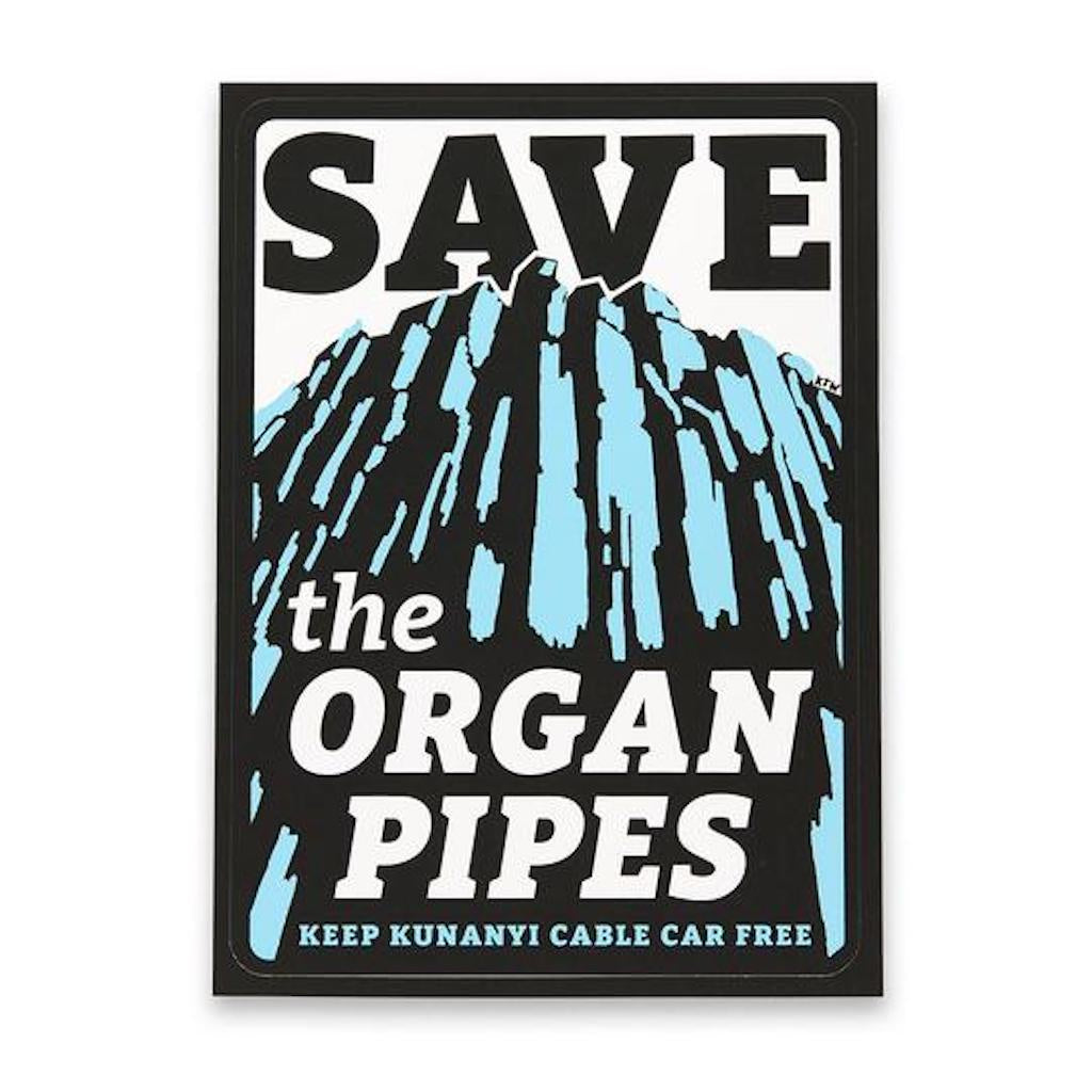 Keep Tassie Wild Sticker – Save the Organ Pipes