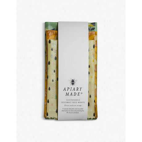 Apiary Made Beeswax Wraps Medium (3 Pack)