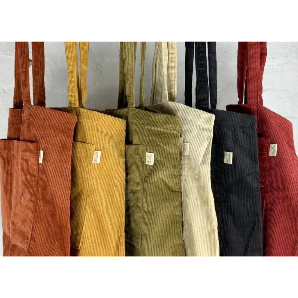 Apple Green Duck Jumbo Cord Tote