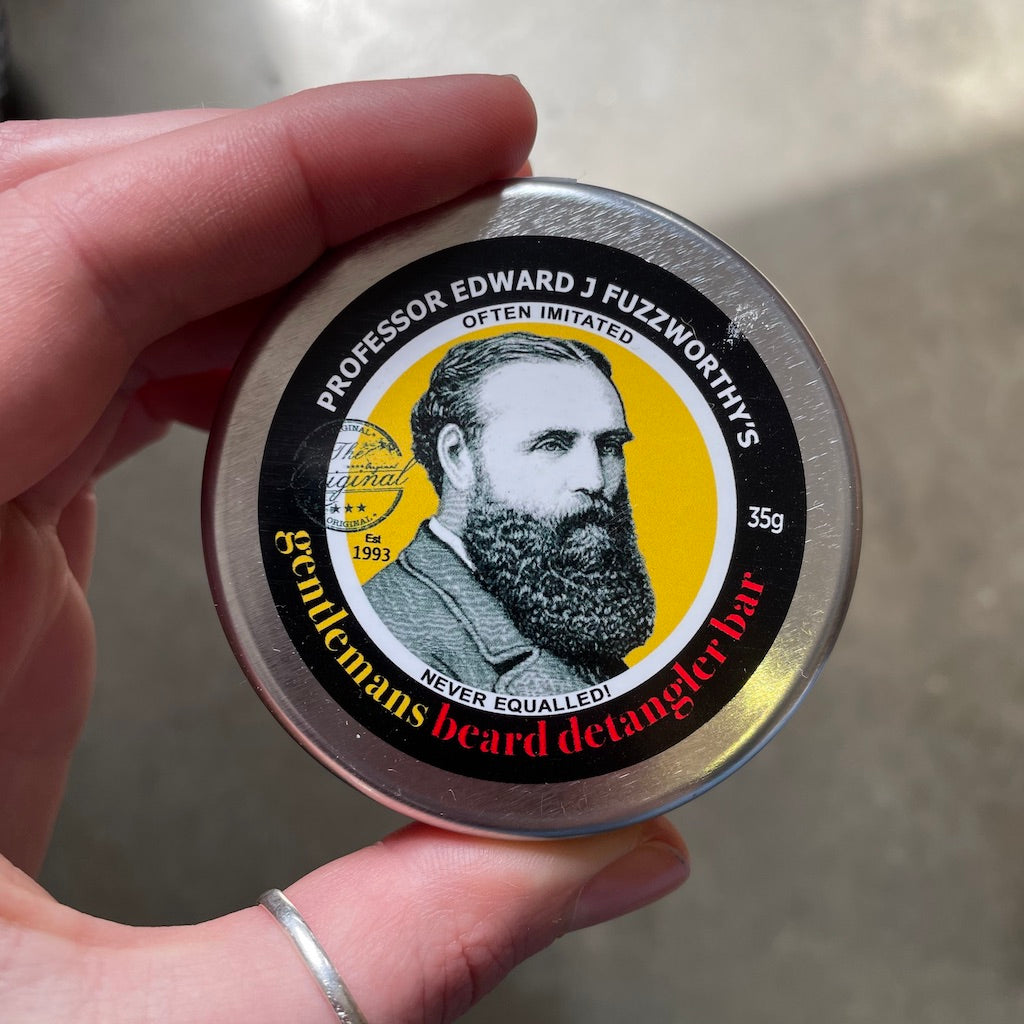 Beauty & the Bees Professor Edward J. Fuzzworthy's Beard Detangler Bar in Tin 35 g