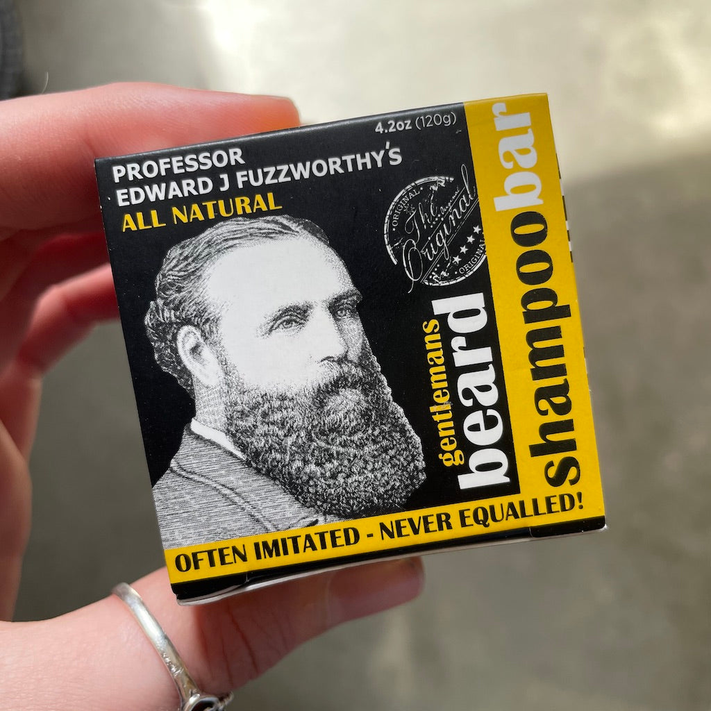 Beauty & the Bees Professor Edward J Fuzzworthy's Gentleman's Beard Gloss Shampoo Bar 120 g