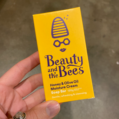 Beauty & the Bees Soap Bar 120 g Honey & Olive Oil Teros Tasmanian