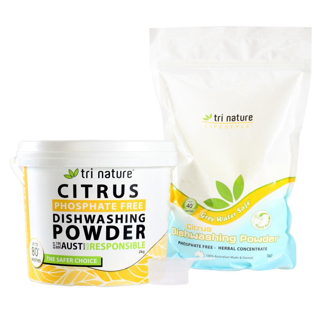 Tri Nature Dishwasher Powder with Citrus