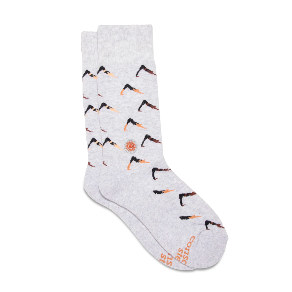 Conscious Step Socks Mens Size 8-13 (Womens Size 9-14) (Organic Cotton)