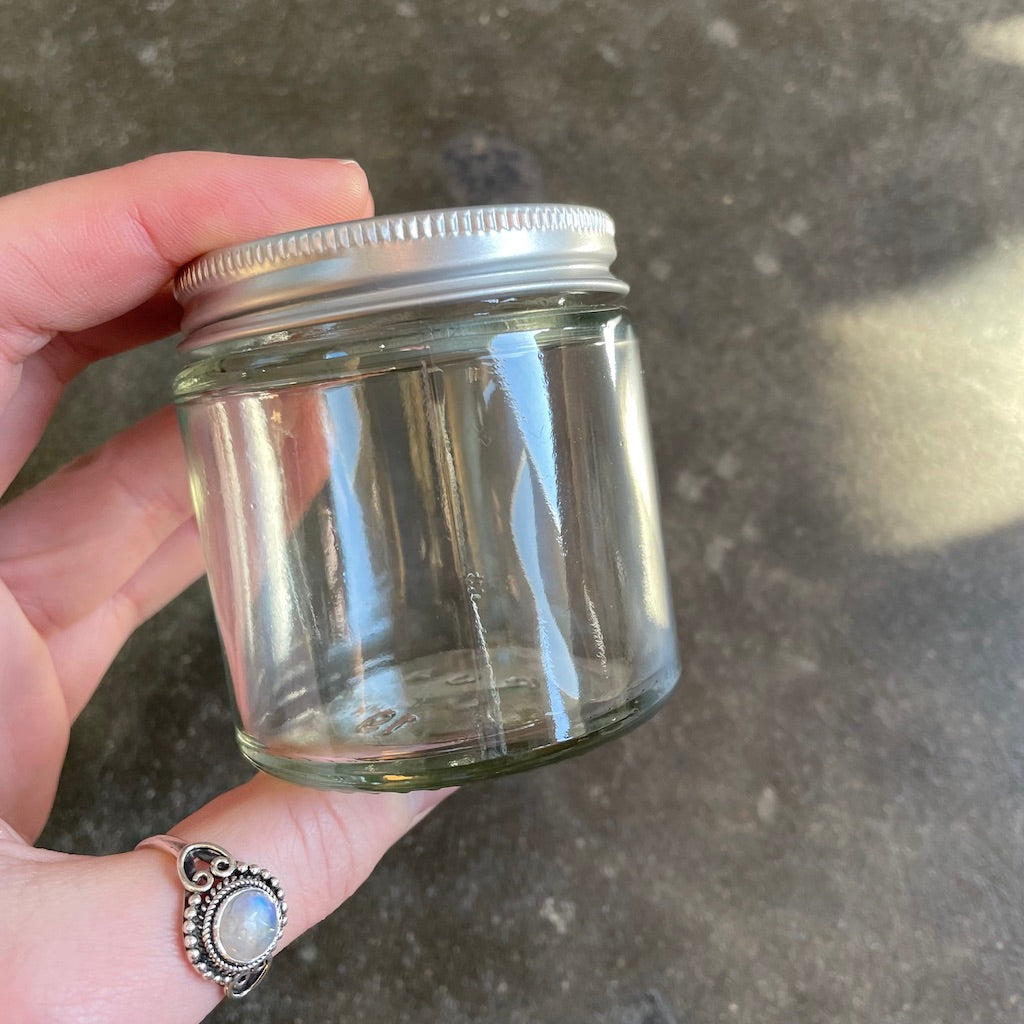 Cream Jar Glass 120 ml