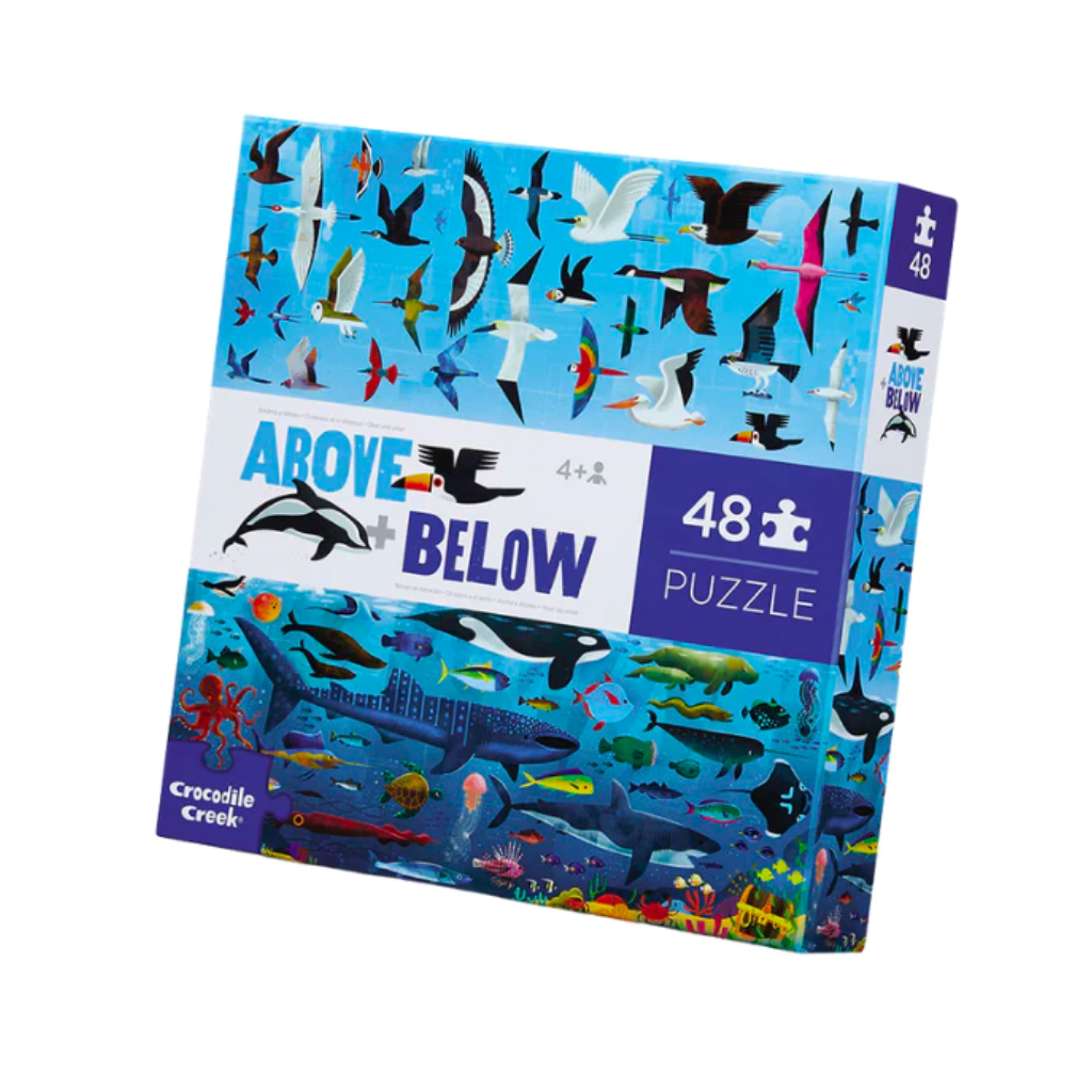 Crocodile Creek Above & Below Puzzle (48 Pieces)