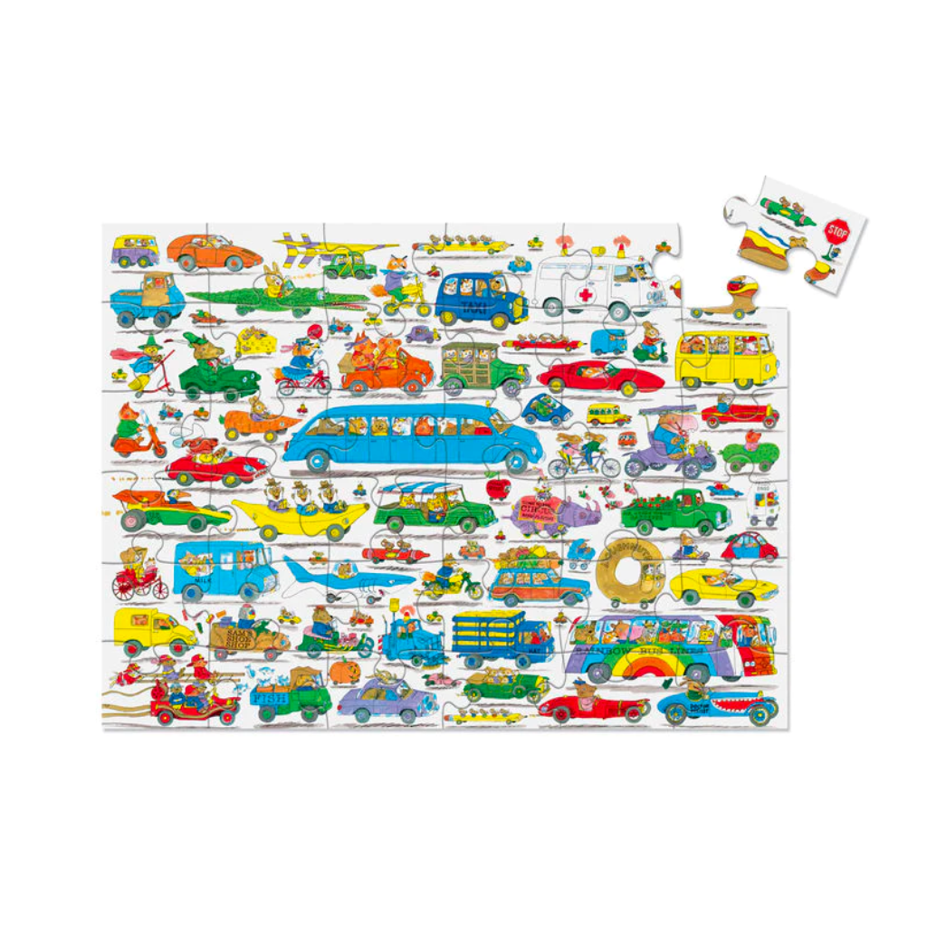 Crocodile Creek Richard Scarry Puzzle Cars & Trucks (36 Pieces)
