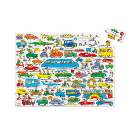 Crocodile Creek Richard Scarry Puzzle Cars & Trucks (36 Pieces)