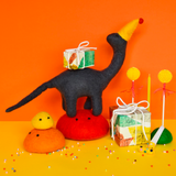 Dashdu Brontosaurus Small with Party Hat