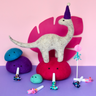 Dashdu Brontosaurus Small with Party Hat