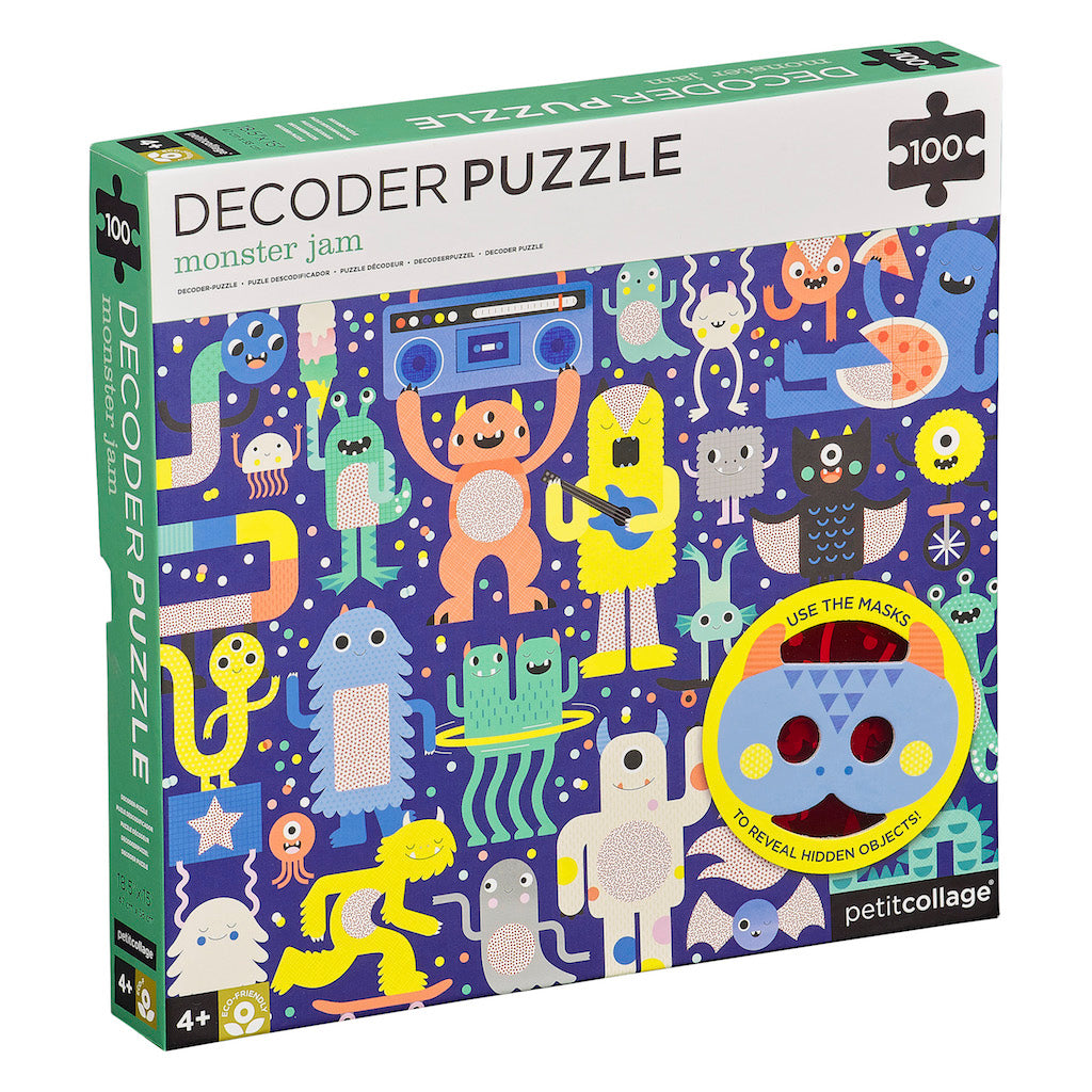 Petit Collage Decoder Puzzle 100 Piece