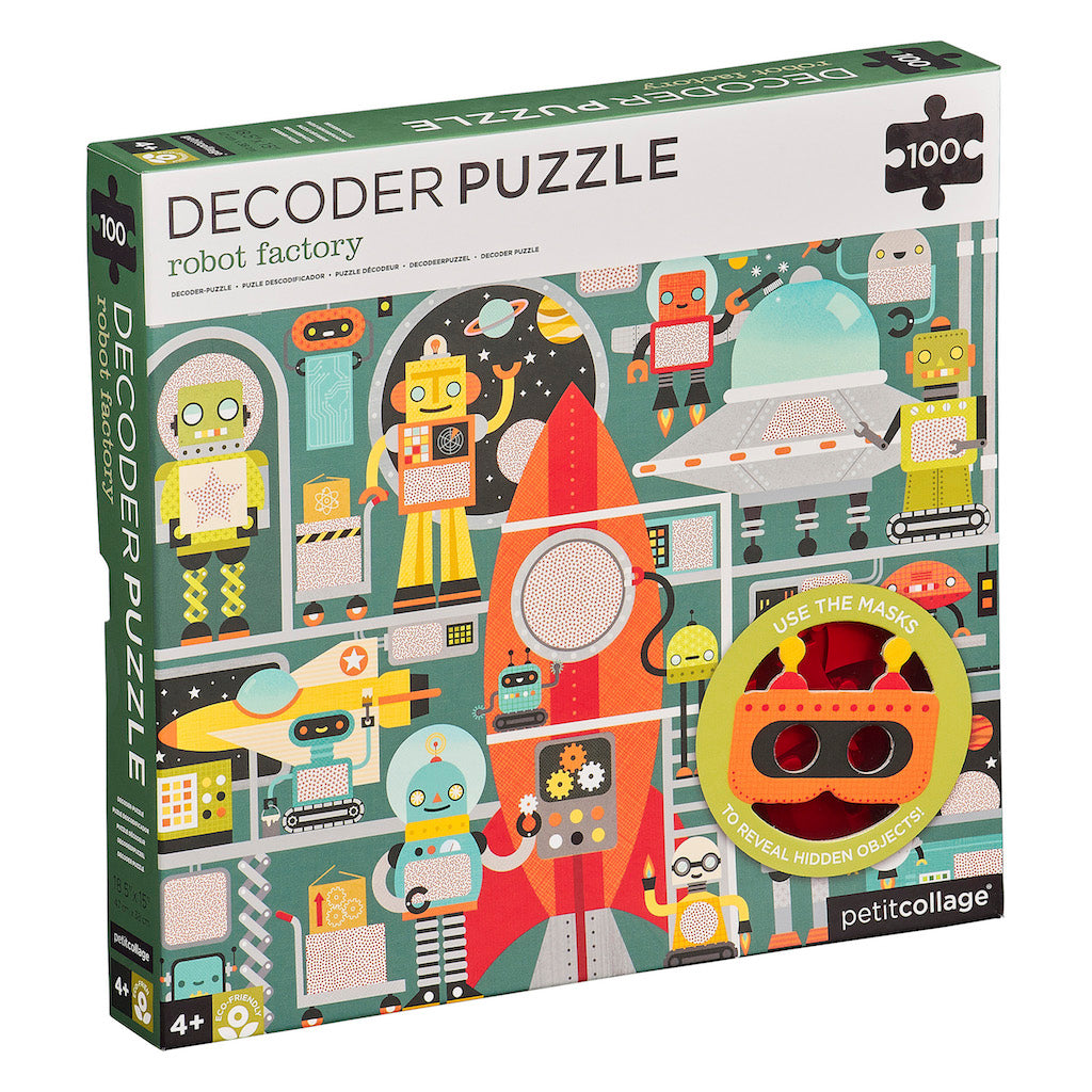 Petit Collage Decoder Puzzle 100 Piece