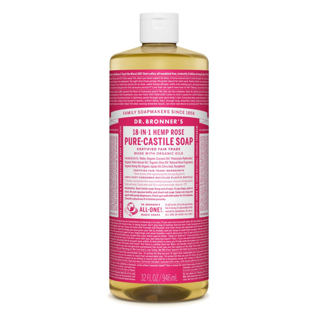 Dr Bronner's Pure Castile Liquid Soap 946 ml