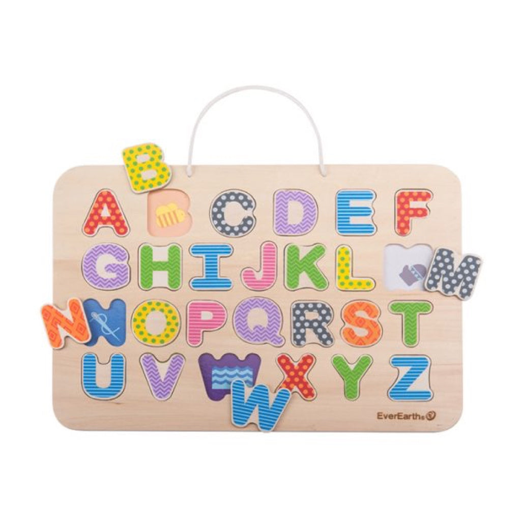 EverEarth Magnetic Alphabet Puzzle & Drawing Board