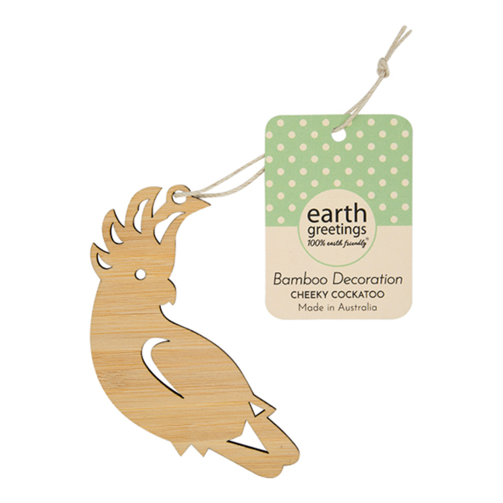 Earth Greetings Bamboo Xmas Decoration