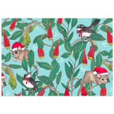 Earth Greetings Christmas Wrapping Paper - Folded