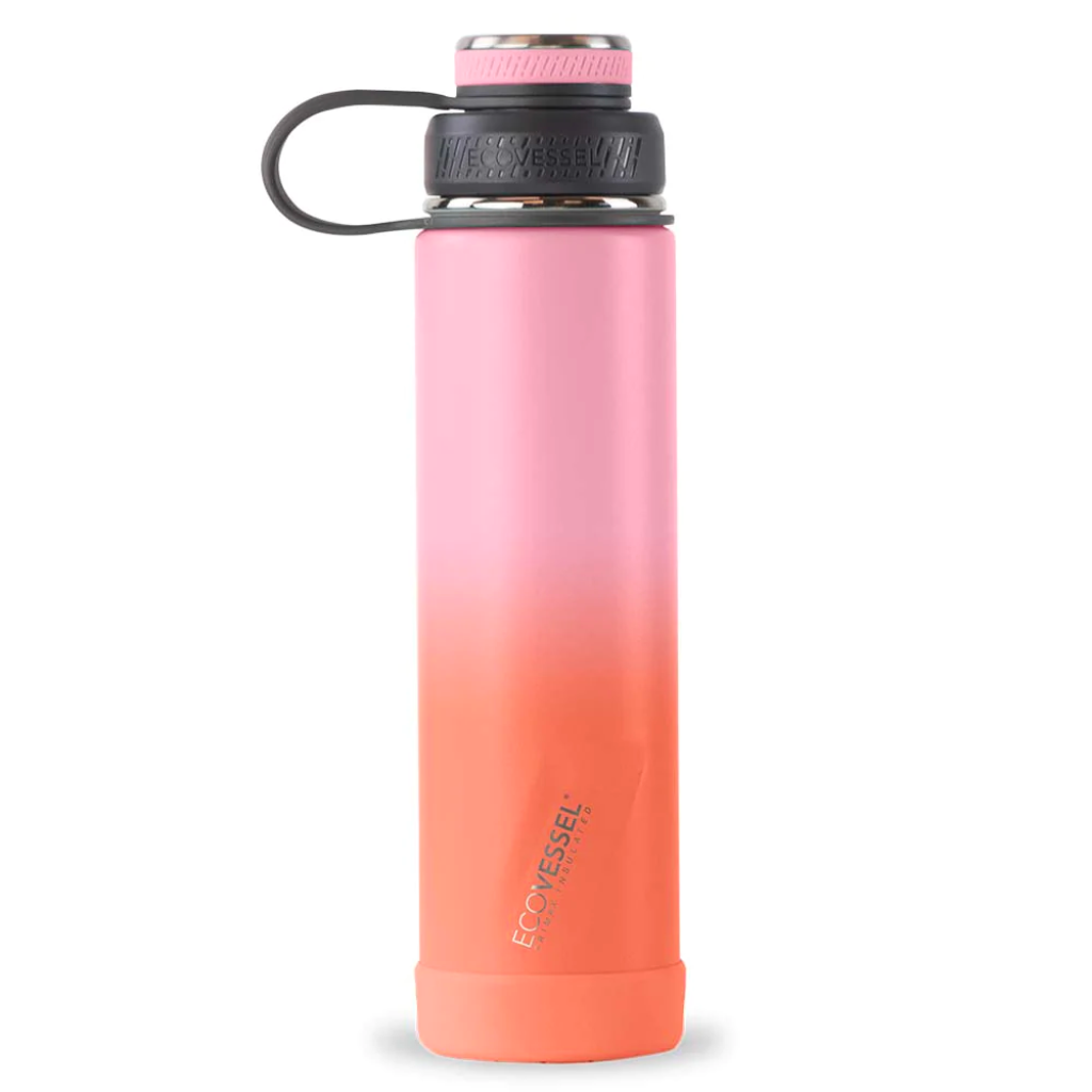 Ecovessel Boulder TriMax Insulated Water Bottle with Strainer 700 ml