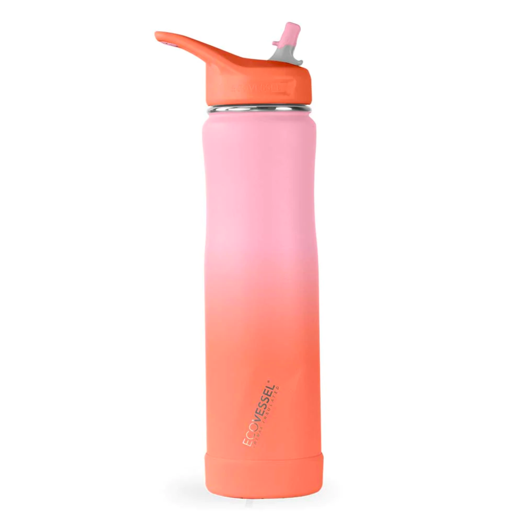 Ecovessel Summit TriMax Insulated Water Bottle with Straw 700 ml