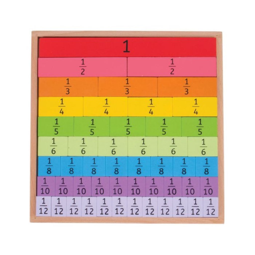 Bigjigs Block Tray Fractions