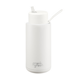 Frank Green Ceramic & Stainless Steel Bottle with Straw Cap 1 L (34 oz)