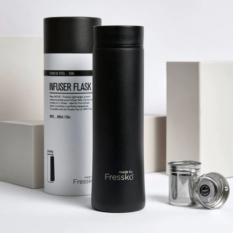 Fressko Insulated Stainless Steel Move Infuser Flask 660 ml