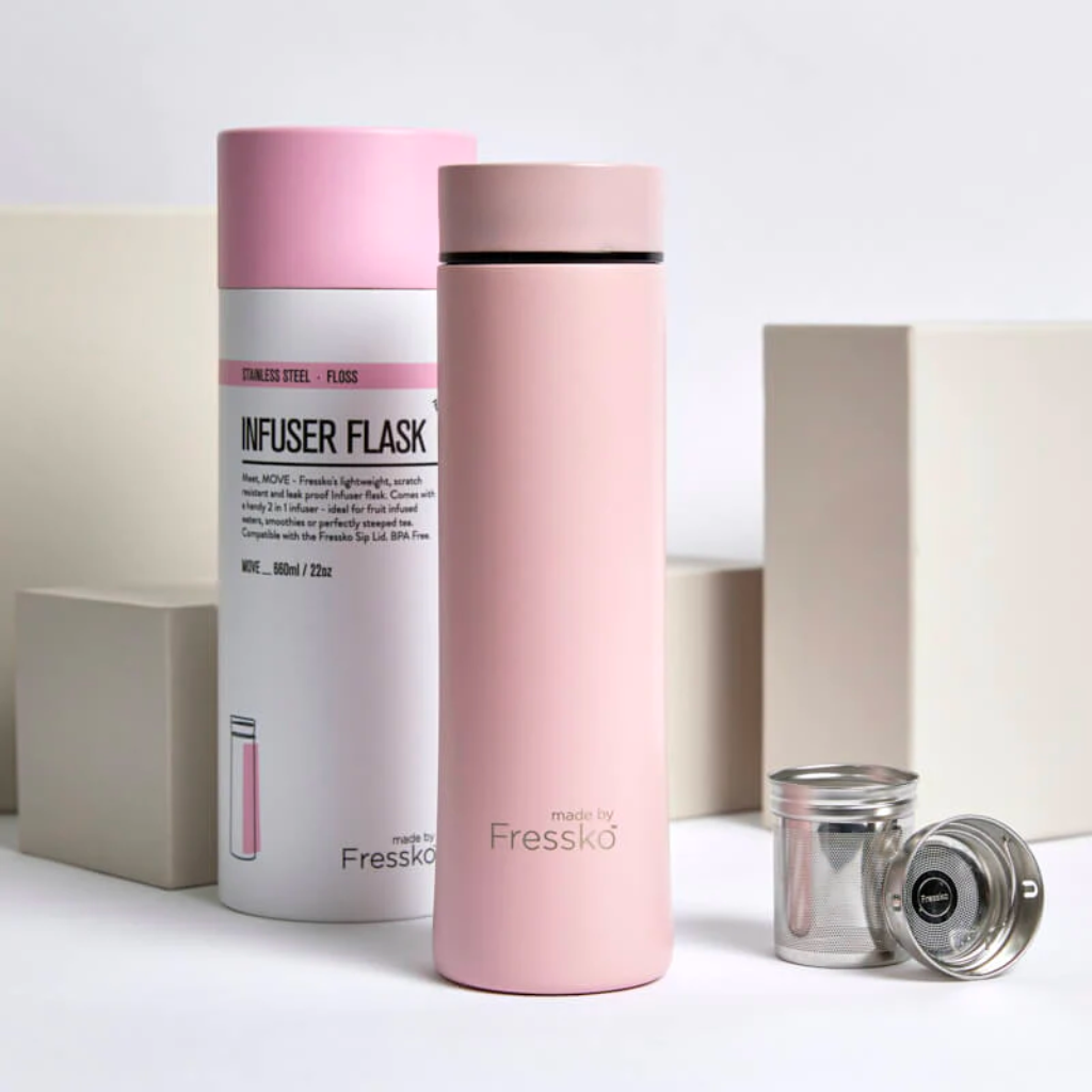 Fressko Insulated Stainless Steel Move Infuser Flask 660 ml