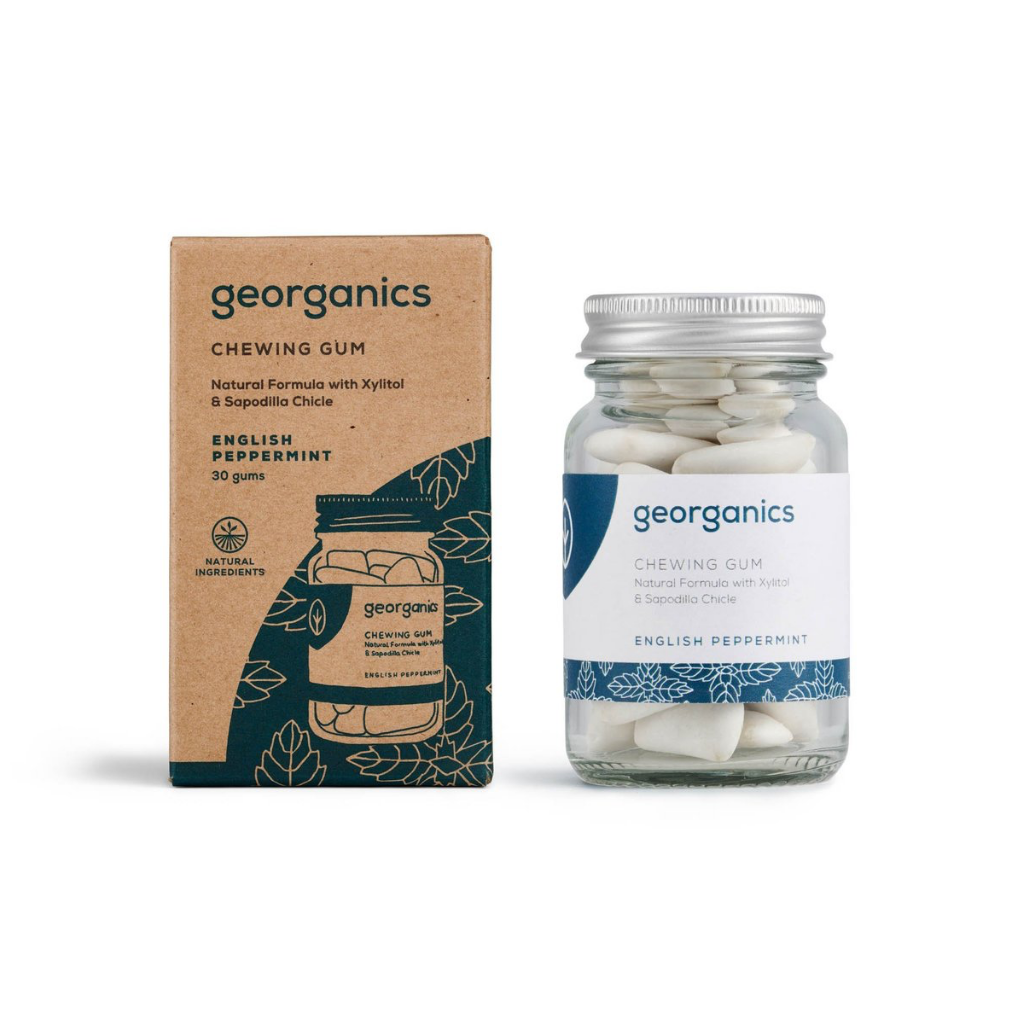 Georganics Chewing Gum Peppermint (30 Pack)