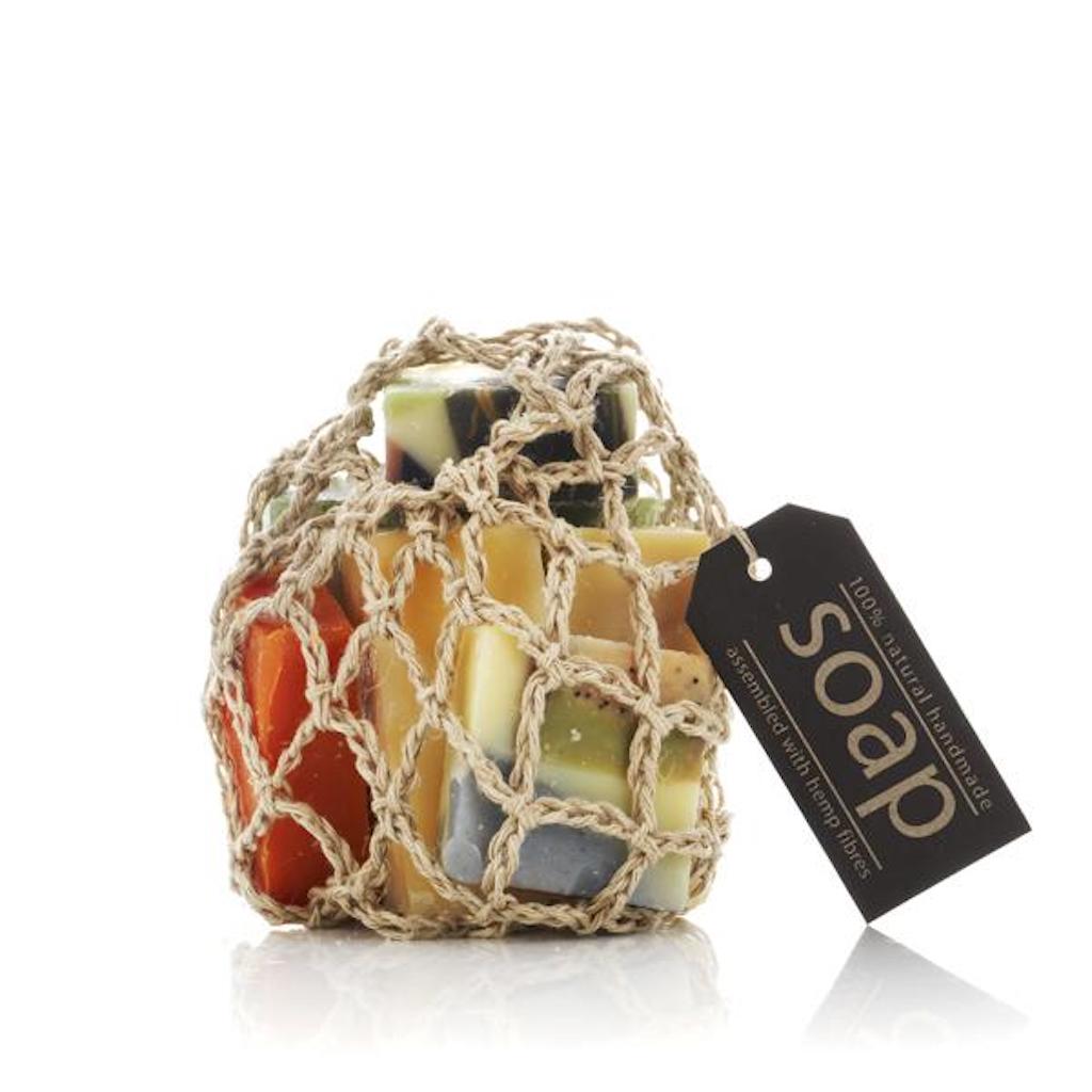 Dindi Naturals Soap Pieces in Hemp Bag