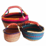 Jungle Direct African Round Basket Medium