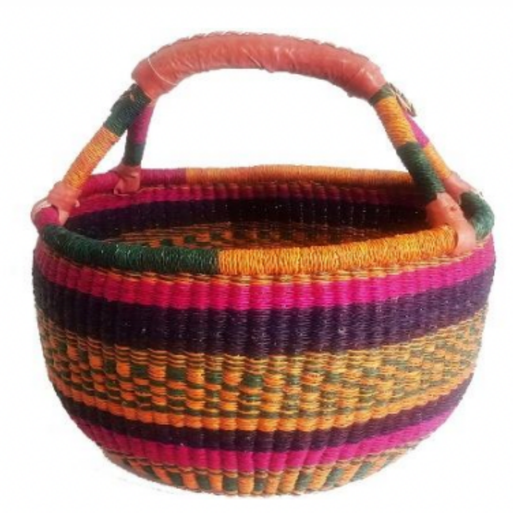 Jungle Direct African Round Basket Large