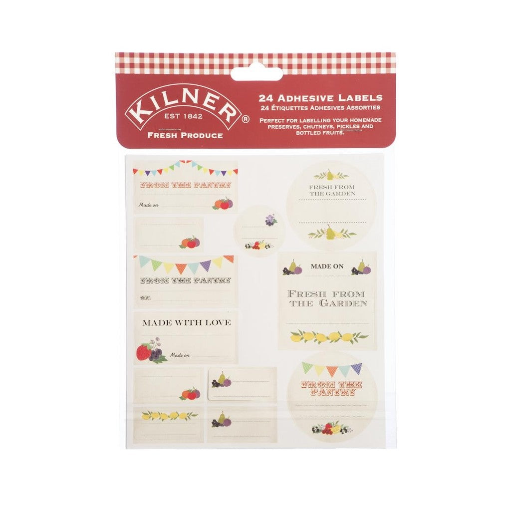 Kilner Fresh Produce Labels (24 Pack)