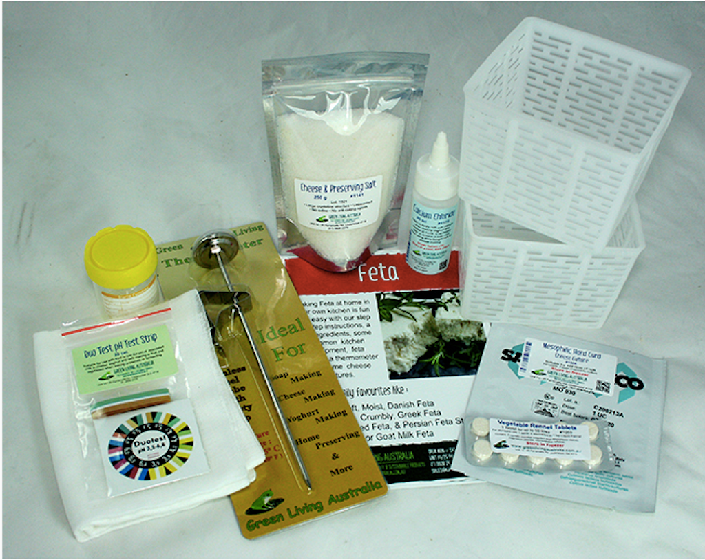 Green Living Australia Feta Cheese Kit