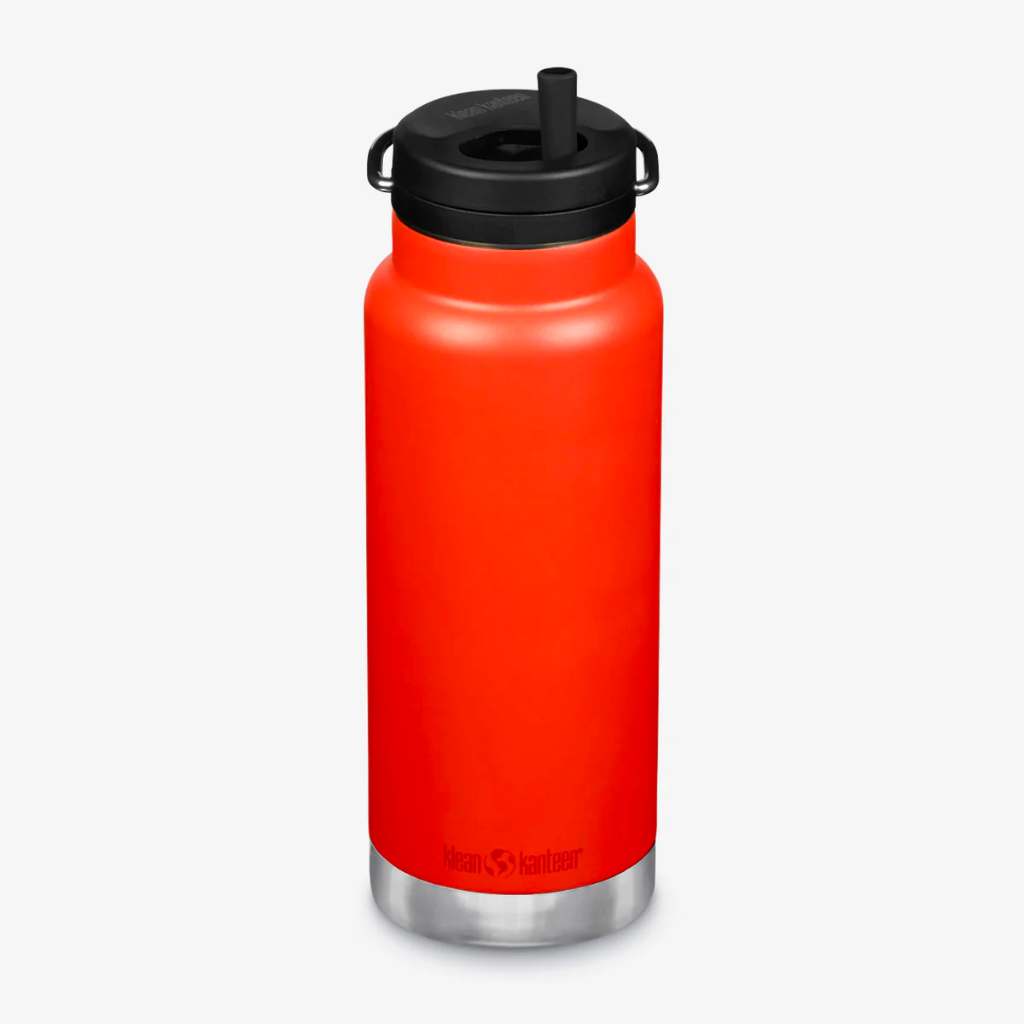 Klean Kanteen TKWide Insulated Bottle Twist Cap with Straw 946 ml (32 oz) Tiger Lily Teros Tasmania