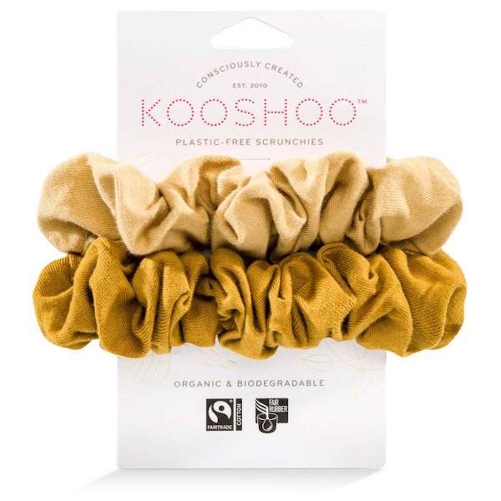 Kooshoo Plastic Free Hair Scrunchies (2 Pack)