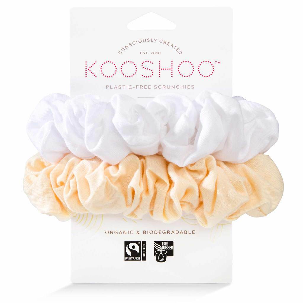 Kooshoo Plastic Free Hair Scrunchies (2 Pack)