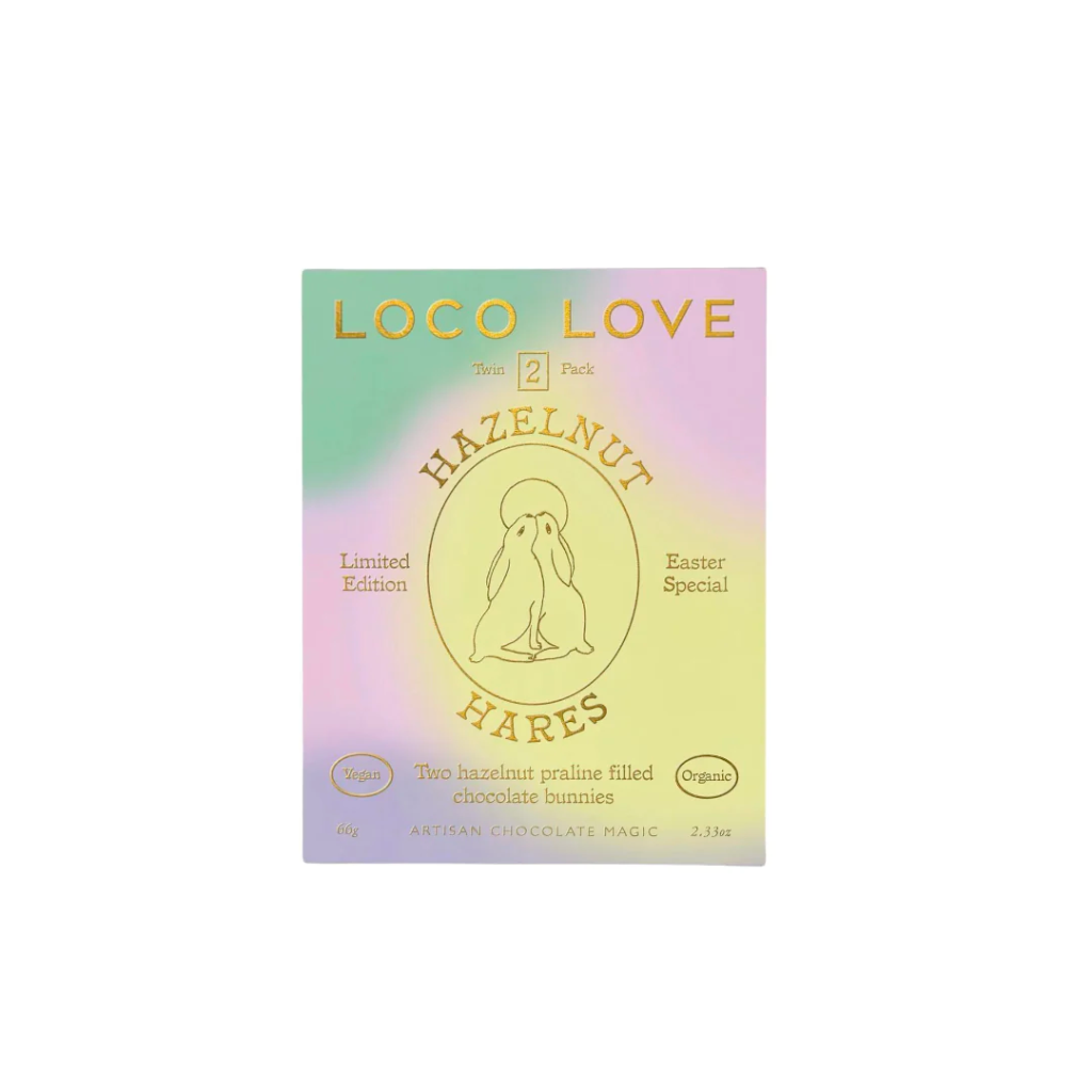 Loco Love Vegan Hazelnut Hares 66 g (2 Pack)