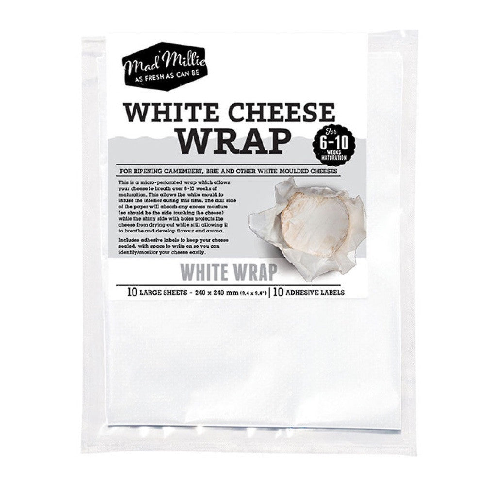 Mad Millie White Cheese Wrap (10 Pack)